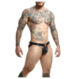 Perizoma uomo grigio militare DNGEON Chain Jockstrap - Tanga e Peri...