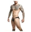 Perizoma uomo grigio militare DNGEON Snap Jockstrap