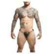 Perizoma uomo grigio militare DNGEON Snap Jockstrap