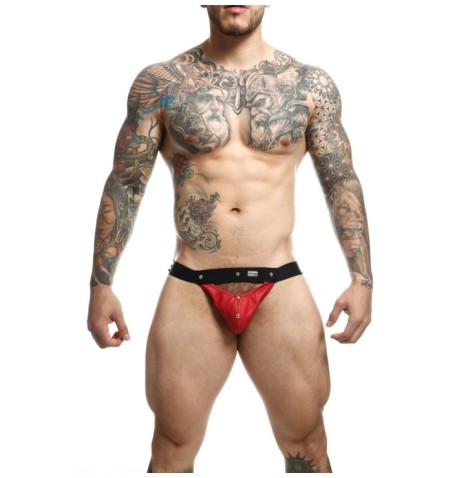 Perizoma uomo rosso DNGEON Peakaboo Jock - Tanga e Perizoma - Sexy ...