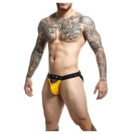 Perizoma uomo giallo DNGEON Peakaboo Jock - Tanga e Perizoma - Sexy...