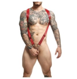 Pettorina rossa DNGEON Straigh Back Harness - Tanga e Perizoma - Se...