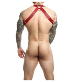 Pettorina rossa DNGEON Crossback Harness - Tanga e Perizoma - Sexy ...