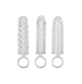 Set Guaina trasparente 3 pcs - Guaine Indossabili per Pene - Sexy S...