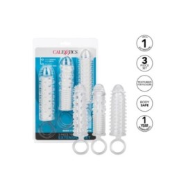 Set Guaina trasparente 3 pcs - Guaine Indossabili per Pene - Sexy S...