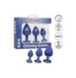 Kit plug anale Cheeky Gems 3 Pcs blu