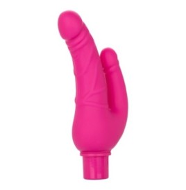 Vibratore doppio rosa Rechargeable Stud Over Under - Vibratori Dopp...