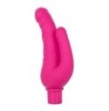 Vibratore doppio rosa Rechargeable Stud Over Under