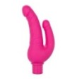 Vibratore doppio rosa Rechargeable Stud Over Under