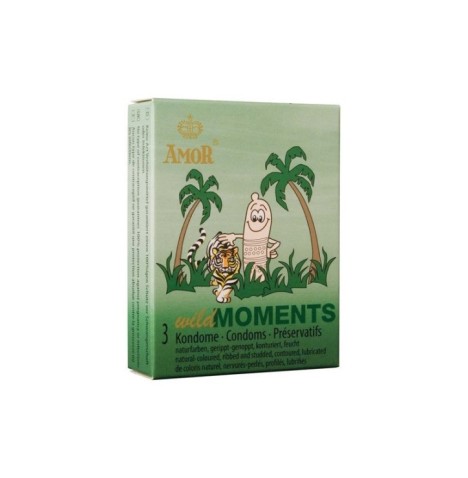 Profilattici wild moments 3 pz - Sex toys - Sexy Shop Ingrosso