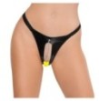 Perizoma nero lucido intimo erotico lack string