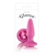 Plug anale rosa Glams Gem Plug