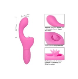 Vibratore rosa con lingua Butterfly Kiss Flicker - Stimolatori Vagi...