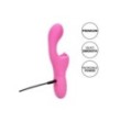 Vibratore rosa con lingua Butterfly Kiss Flicker