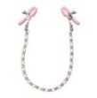 Strizza capezzoli rosa Crystal Chain Nipple Clamps