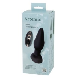 Plug con vibrazione e telecomando Artemis Pulsating Buttplug - Fall...