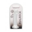 Dildo con ventosa Non Realistic Dildo Suction Cup - Transparent 17 cm