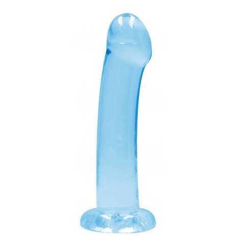 Dildo con ventosa blu Non Realistic Dildo Suction Cup - Blue 17 cm ...