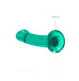 Dildo con ventosa turchese Non Realistic Dildo Suction Cup - Turqui...