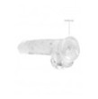 Pene finto con ventosa Realistic Dildo with Balls 19 cm