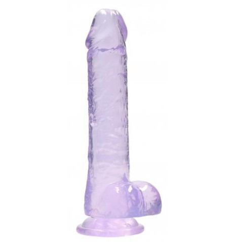 Pene finto viola con ventosa Realistic Dildo with Balls 19 cm - Fal...