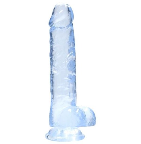 Pene finto blu con ventosa Realistic Dildo with Balls 19 cm - Falli...