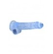 Pene finto blu con ventosa Realistic Dildo with Balls 19 cm