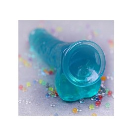 Pene finto blu con ventosa Realistic Dildo with Balls 19 cm - Falli...