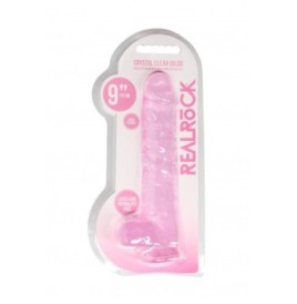 Pene finto rosa con ventosa Realistic Dildo with Balls 22 cm - Fall...