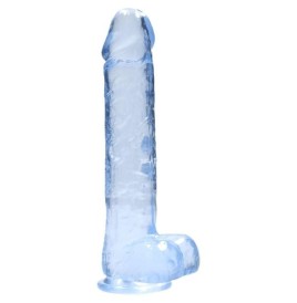 Pene finto blu con ventosa Realistic Dildo with Balls 22 cm - Falli...