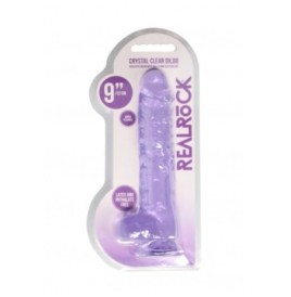 Pene finto viola con ventosa Realistic Dildo with Balls 22 cm - Fal...