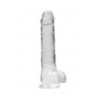 Pene finto con ventosa Realistic Dildo With Balls - 25,4 cm