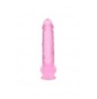 Pene finto rosa con ventosa Realistic Dildo With Balls - 25,4 cm