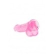 Pene finto rosa con ventosa Realistic Dildo With Balls - 25,4 cm