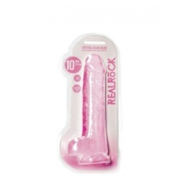 Pene finto rosa con ventosa Realistic Dildo With Balls - 25,4 cm - ...