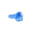 Pene finto blu con ventosa Realistic Dildo With Balls - 25,4 cm