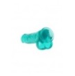 Pene finto turchese con ventosa Realistic Dildo With Balls - 25,4 cm