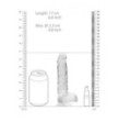 Pene finto con ventosa Realistic Dildo with Balls 15 cm