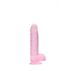 Pene finto rosa con ventosa Realistic Dildo with Balls 15 cm - Fall...