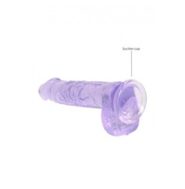 Pene finto viola con ventosa Realistic Dildo with Balls 15 cm - Fal...