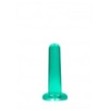 Dildo turchese con ventosa Non Realistic Dildo Suction Cup -13,5 cm