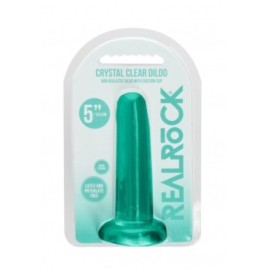 Dildo turchese con ventosa Non Realistic Dildo Suction Cup -13,5 cm...