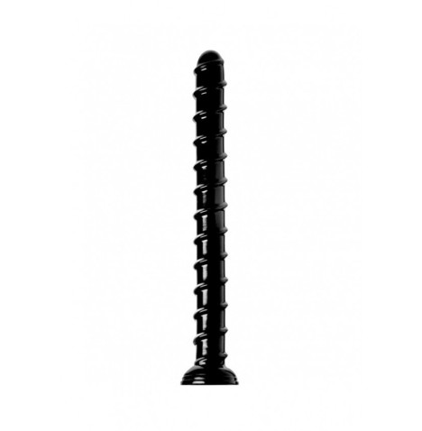 Dildo enorme con ventosa 1.5" Swirl Hose -18" Long - Black - Falli ...