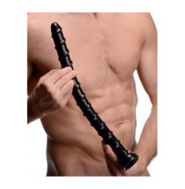 Dildo enorme con ventosa 1.5" Swirl Hose -18" Long - Black - Falli ...