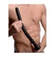 Dildo enorme con ventosa 1.5" Swirl Hose -18" Long - Black