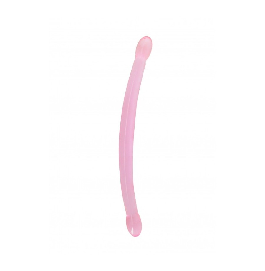 Dildo doppio rosa Non Realistic Double Dildo - 43 cm