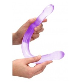 Dildo doppio viola Non Realistic Double Dildo - 43 cm - Falli Doppi...