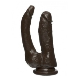 Pene finto doppio Double Dippin' D FIRMSKYN - Chocolate - Falli Dop...