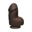 Pene realistico grosso cioccolata Fat D + Balls FIRMSKYN -