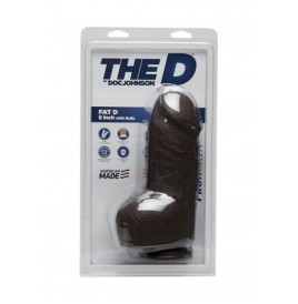 Dildo grosso cioccolata Fat D + Balls FIRMSKYN - 8" - Falli Realist...